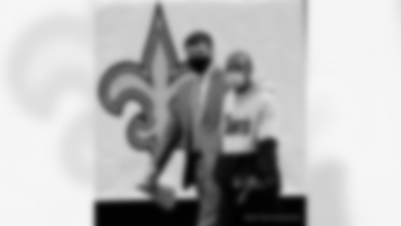 Pregame photos from the New Orleans Saints playing host to the Tampa Bay Buccaneers in the Divisional Round of the 2020 NFL playoffs.