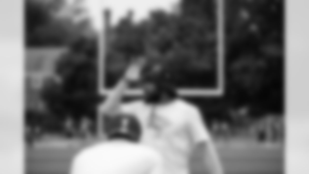 New Orleans Saints linebacker Andrew Dowell hosted his annual "Do Well" youth football camp at St. Edward High School in Ohio on Saturday, July 15, 2023.
