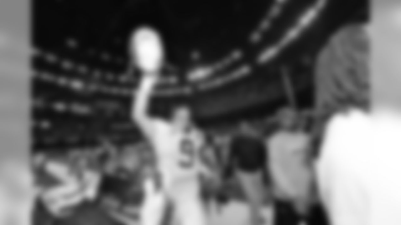 The number of touchdown passes Brees threw in 2007, his second season with the Saints.