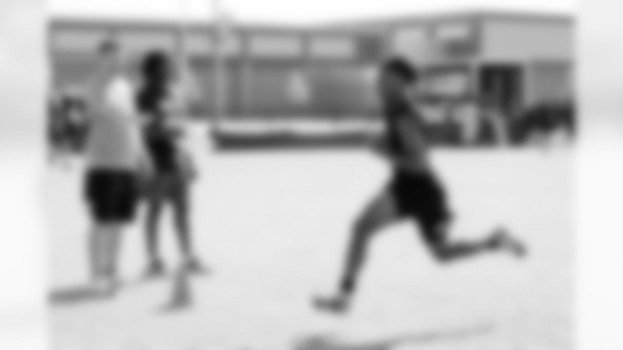 The New Orleans Saints visited Brusly High School in Baton Rouge on Tuesday, June 6, 2023 to hold the first part of their "New Orleans Saints High School Summer Workout" series.
