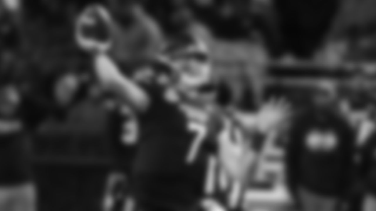 With the 240th pick in the 2020 NFL Draft, the New Orleans Saints traded up to select QB Tommy Stevens out of Mississippi State.