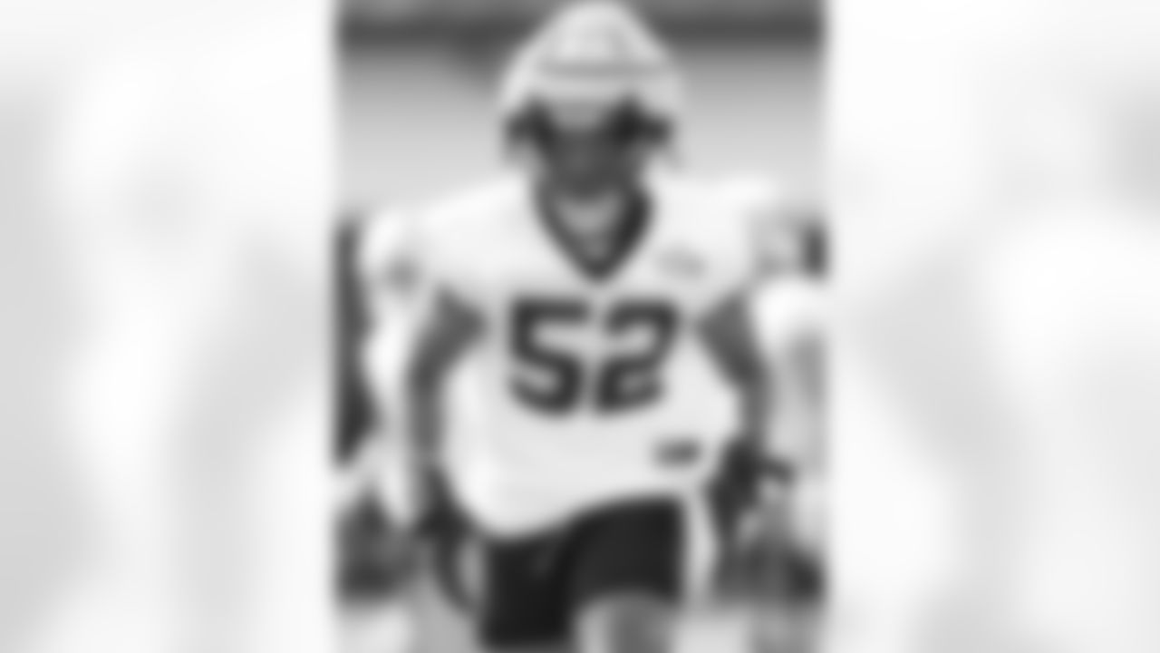 New Orleans Saints linebacker D'Marco Jackson took the field for practice during 2022 Training Camp presented by Rouses Markets on Saturday, July 30