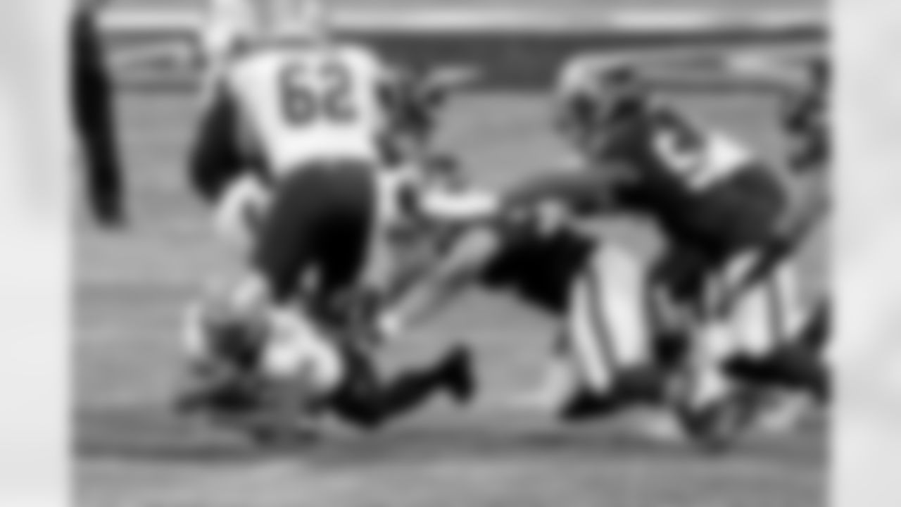 Game action photos from the New Orleans Saints vs. Atlanta Falcons matchup in Week 13 of the 2020 NFL season.