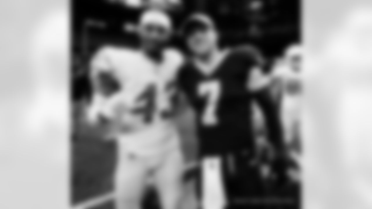 Postgame photos from the New Orleans Saints 30-27 overtime win against the Los Angeles Chargers in Week 5 of the 2020 NFL season.