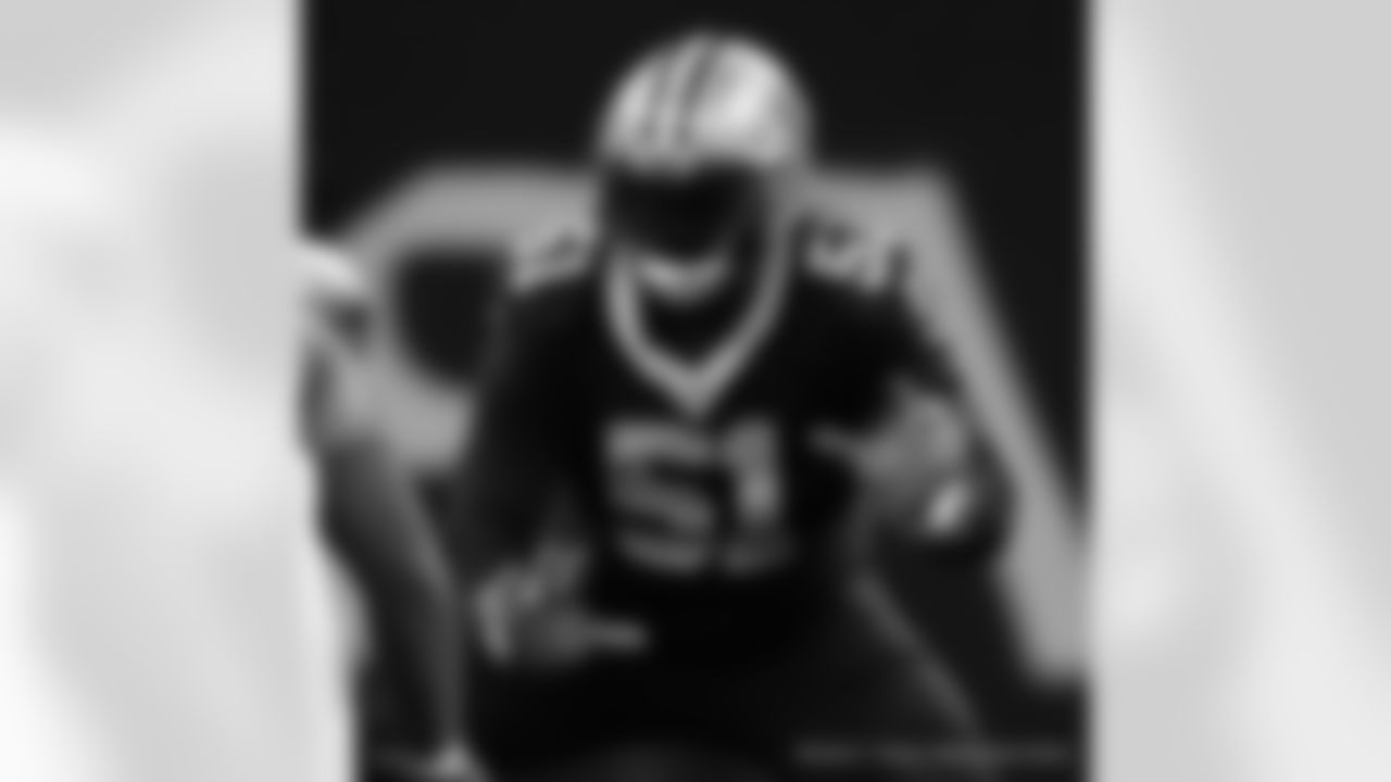 Check out the game action from the New Orleans Saints game against the Tennessee Titans in Week 1 of the 2023 NFL season including guard/center Cesar Ruiz (51).