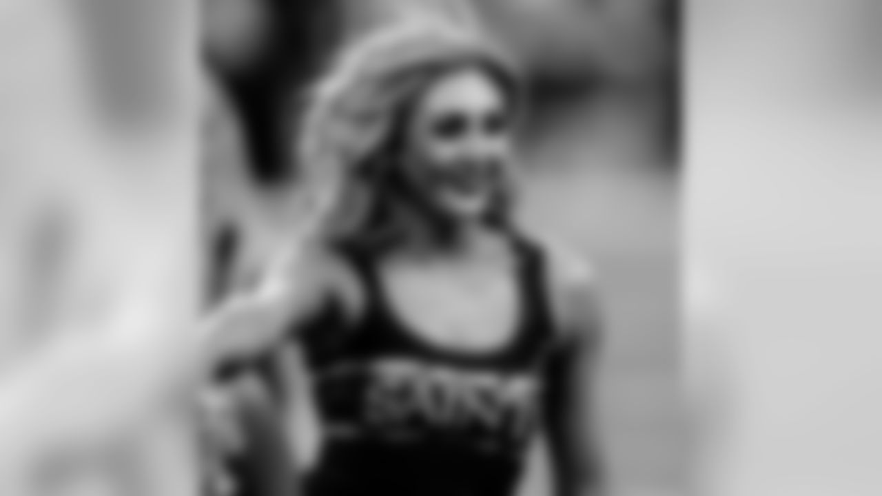 Check out photos of Saintsations member Austen in action during 2019 Saints NFL season.