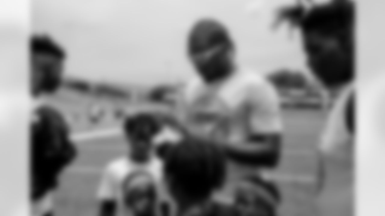 New Orleans Saints cornerback Paulson Adebo hosted his inaugural youth football camp at Herman Clark Stadium in Fort Worth, Texas on Sunday, July 9, 2023.