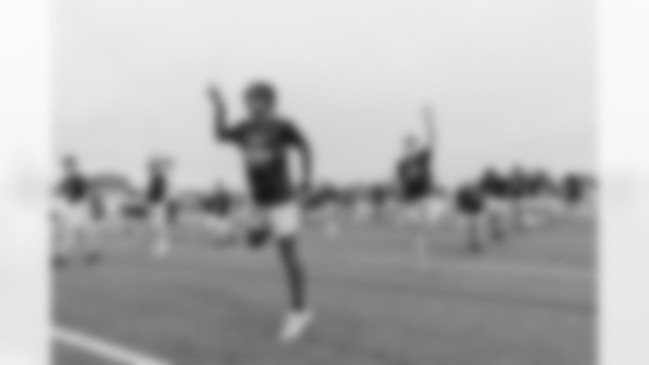 New Orleans Saints linebacker Ty Summers hosted his annual youth football camp and showcase at Ronald Raegan High School in San Antonio, Texas on Sunday, July 2, 2023.