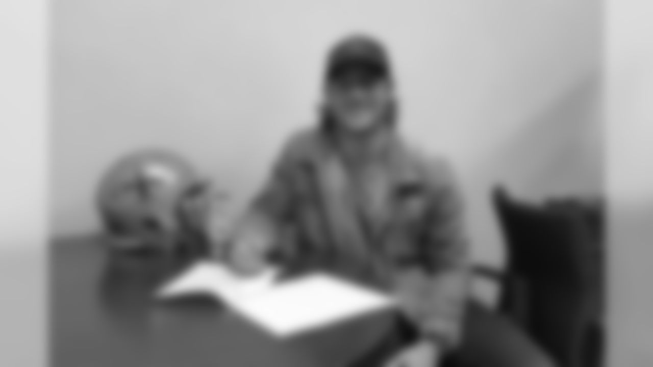 Wil Lutz: I cannot express enough gratitude towards Mrs. Benson, Mr. Loomis, and Coach Payton for the opportunity to represent this amazing organization, and city. This journey has been incredible and it's only the beginning. Couldn't be more excited to rock the 3 In Black and Gold for 5 more years!