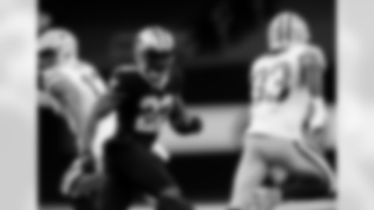 Game action photos from the New Orleans Saints vs. Green Bay Packers matchup in Week 3 of the 2020 NFL season.
