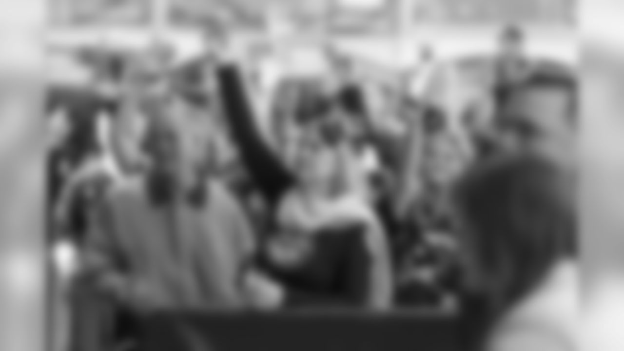 New Orleans Saints fans get ready for Week 12 during our pregame party at Champions Square presented by Ticketmaster.
