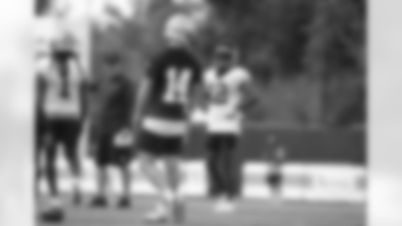 New Orleans Saints quarterback Andy Dalton took the field for practice during 2022 Training Camp presented by Rouses Markets on Friday, July 29.