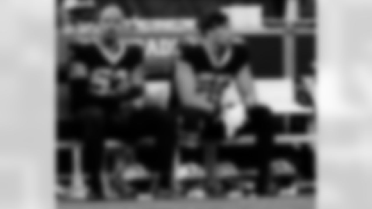 Game action photos from the New Orleans Saints vs. Carolina Panthers matchup in Week 7 of the 2020 NFL season.