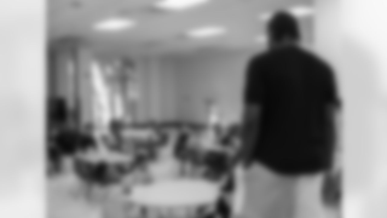 New Orleans Saints defensive end Cameron Jordan visited the Dryades YMCA on Monday, Oct. 9. He spent the morning reading with the kids and playing some games.
