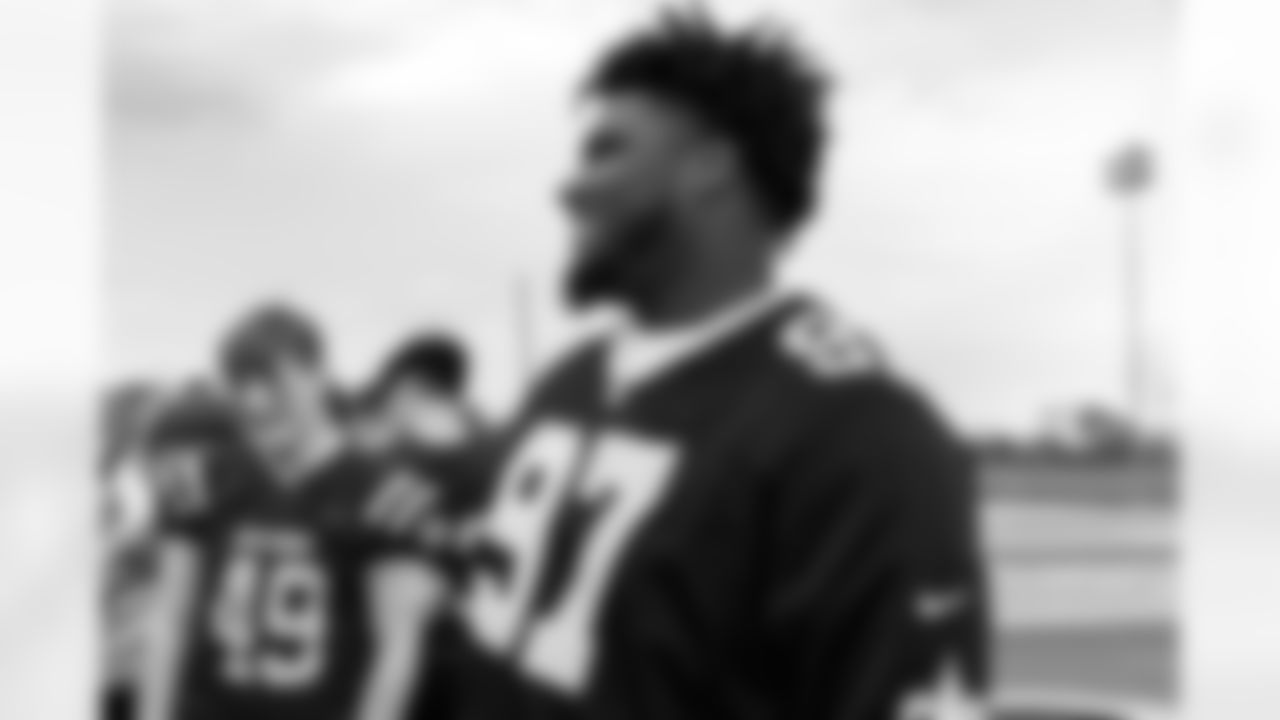 New Orleans Saints Malcom Roach teamed up with John Fayard Moving to donate $5000 worth of new football equipment to Fisher High School after the devastation caused by Hurricane Ida last year to their school and football program.