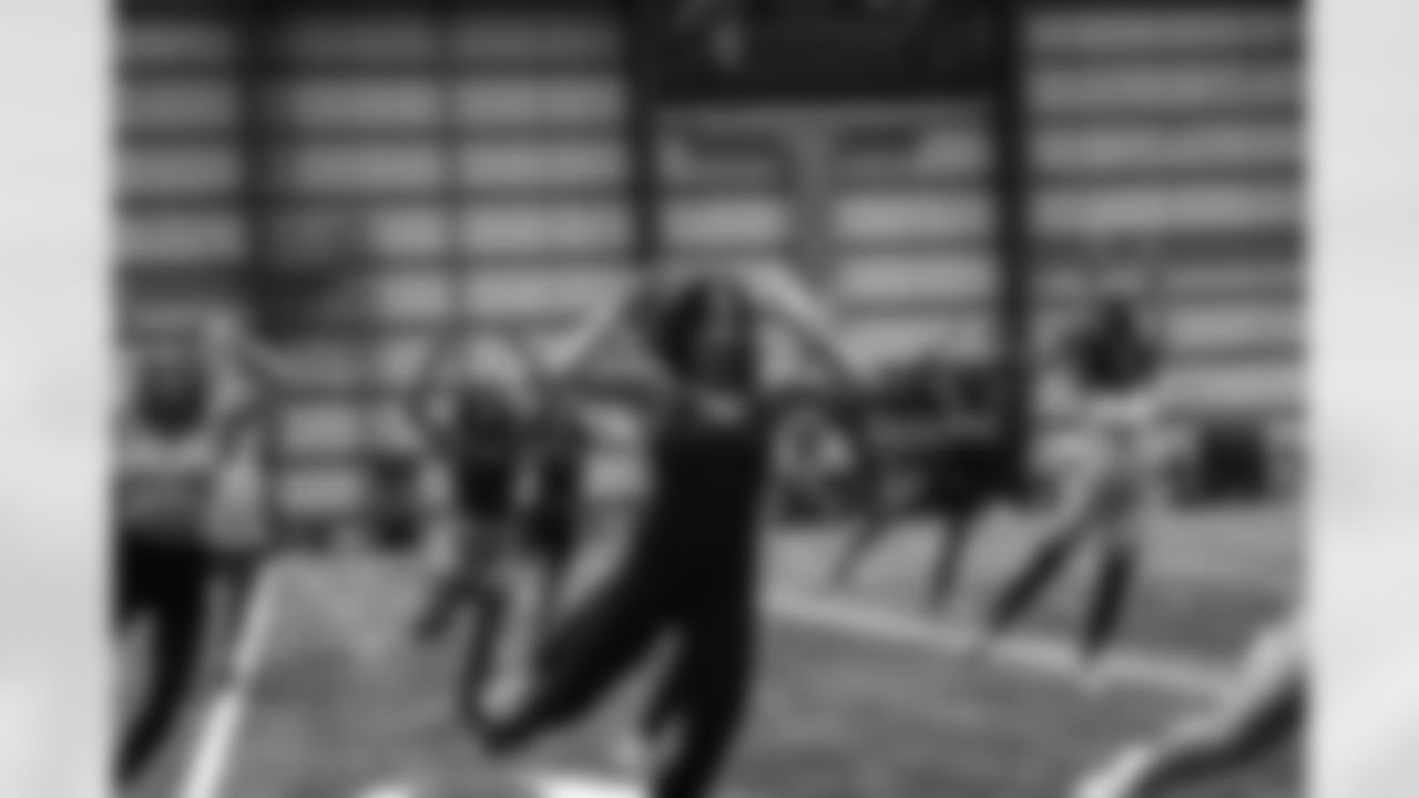 Multi-talented participants showed off their skills at Day 2 of the 2023 New Orleans Saints Cheer Krewe finalist training camp on Monday, April 17, 2023.