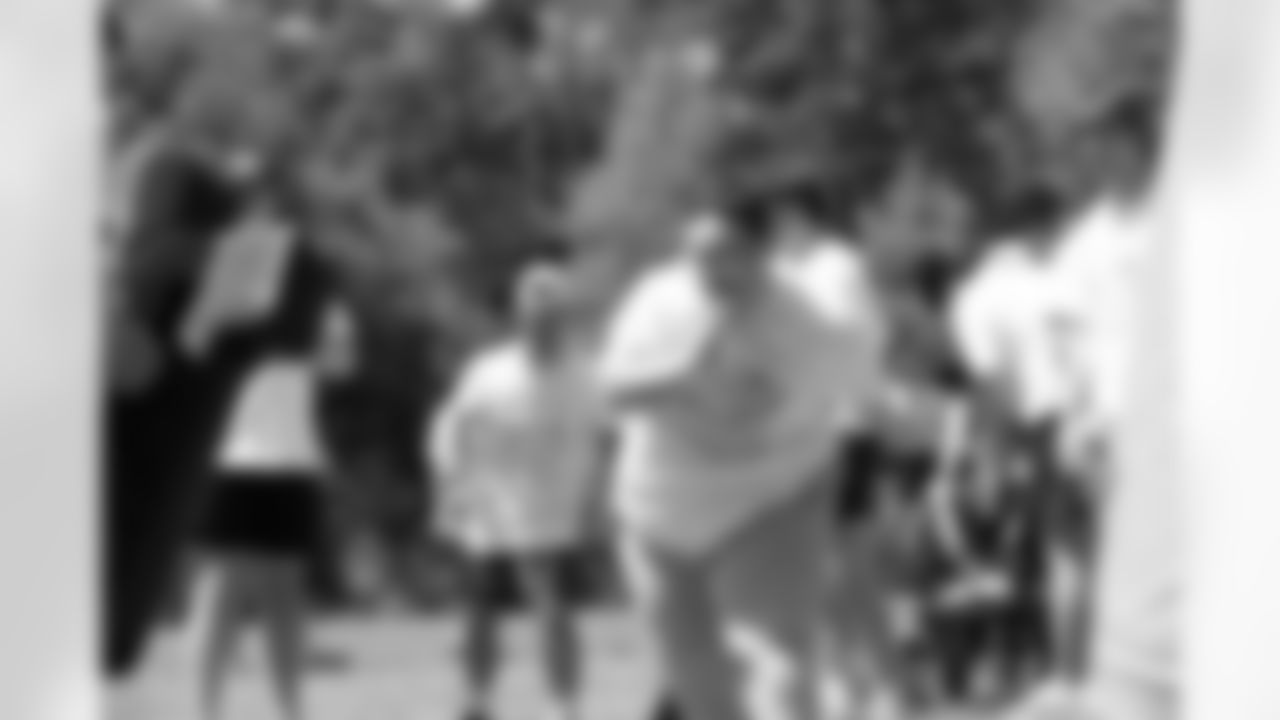 The New Orleans Saints and New Orleans Pelicans visited Krewe de Camp in Covington on Thursday, June 1, 2023 to interact with campers and participate in sports-related activities.