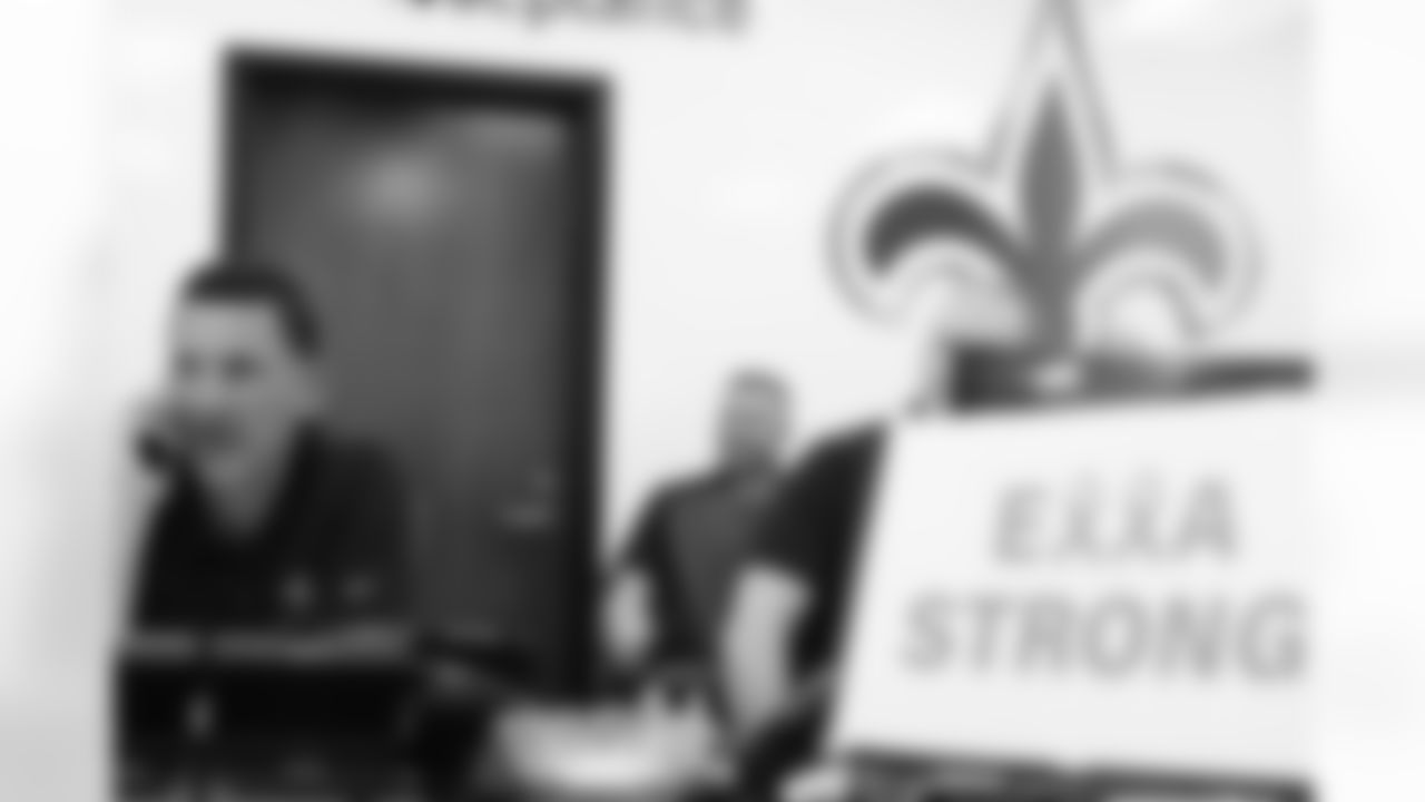 Behind-the-scenes photos from the Ochsner Sports Performance Center inside the New Orleans Saints' draft room ahead of their second and third round selections in the 2023 NFL Draft.