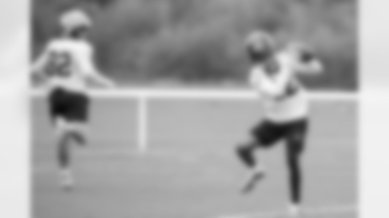 New Orleans Saints held practice in London on Friday, Sept. 30 ahead of their Sunday game against the Minnesota Vikings in Week 4 of the 2022 NFL season.