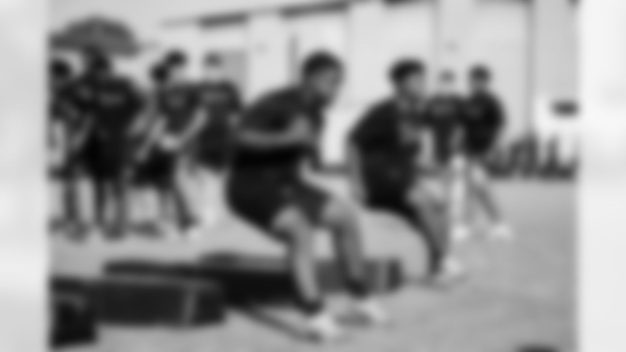 The New Orleans Saints visited Brusly High School in Baton Rouge on Tuesday, June 6, 2023 to hold the first part of their "New Orleans Saints High School Summer Workout" series.