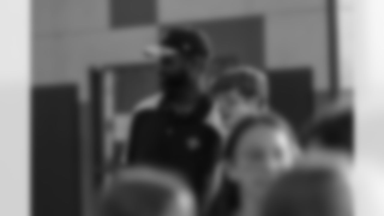 Former New Orleans Saints offensive lineman Daryl Terrell lent a hand at the Saints' Play Football Experience at Franco's Mandeville Summer Camp on Friday, May 26, 2023.
