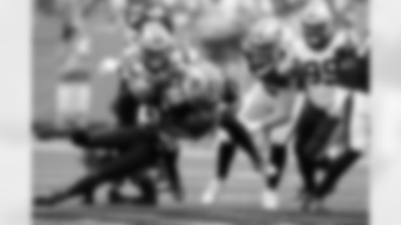 New Orleans Saints running back Mark Ingram in action during their 2022 Week 3 game against the Carolina Panthers.