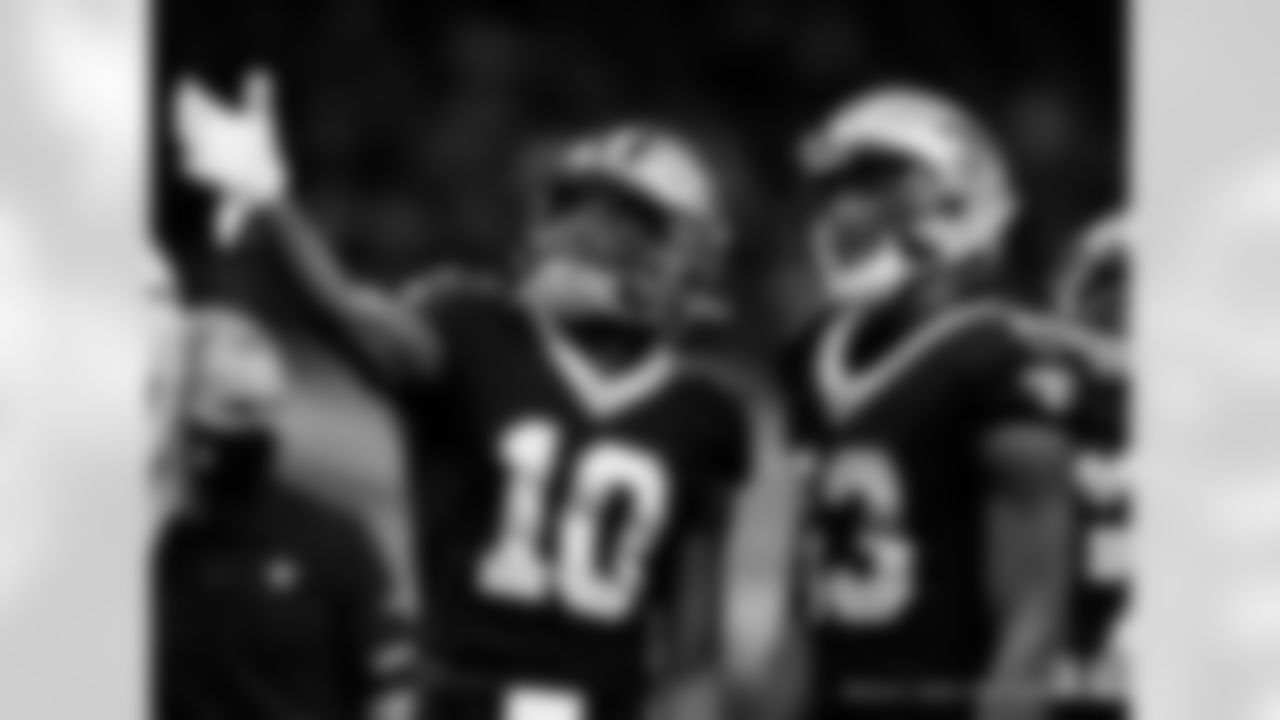 Game action photos from the New Orleans Saints vs. Atlanta Falcons matchup in Week 11 of the 2020 NFL season.