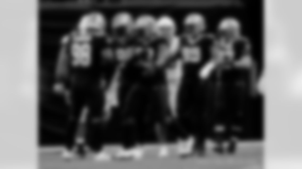 Game action photos from the New Orleans Saints vs. Los Angeles Chargers matchup in Week 5 of the 2020 NFL season.