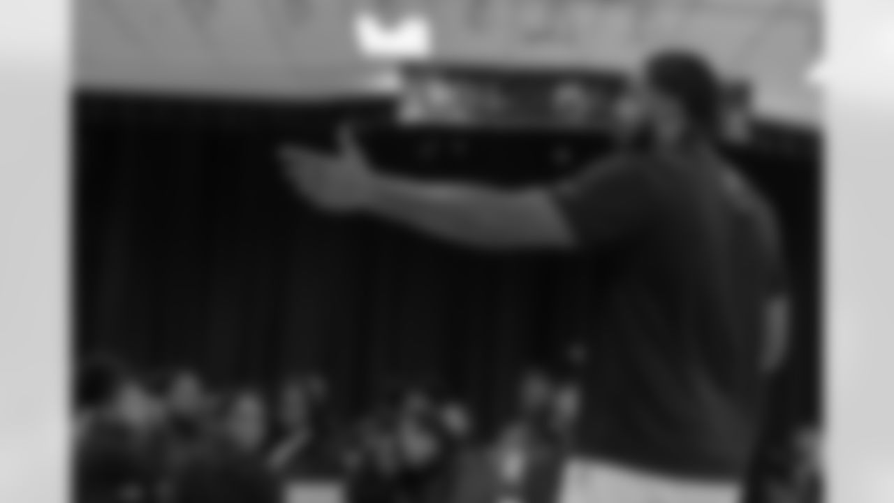 New Orleans Saints defensive end Cameron Jordan visited Martin Luther King Elementary School on Monday, Oct. 23. He spoke to the students about social media, the people you surround yourself with, and leadership.