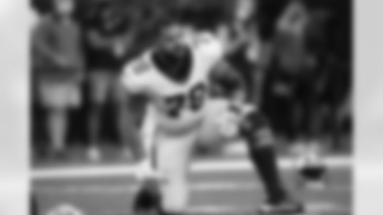 Check out photos of the New Orleans Saints offensive linemen in action during the 2021 NFL season.