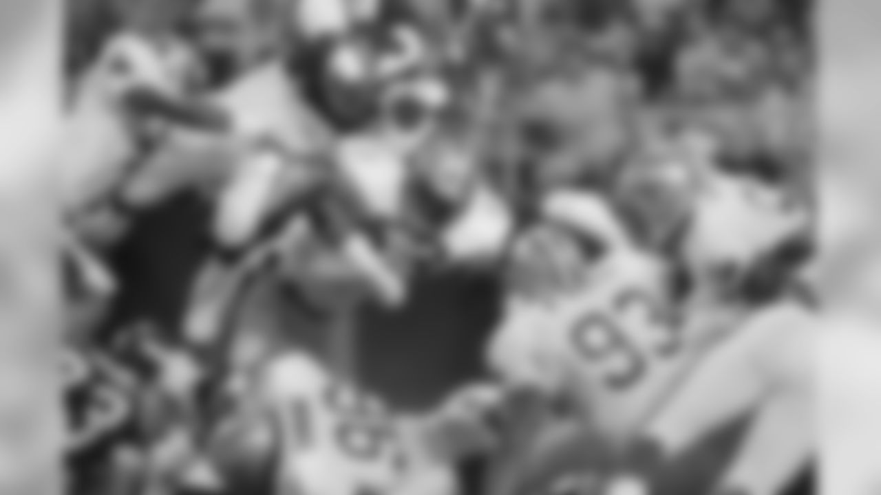 A member of the Saints famed Dome Patrol, linebacker Vaughan Johnson finished his career with 669 tackles, 12 sacks, four interceptions and five fumble recoveries along with four Pro Bowl appearances in eight seasons with the squad.