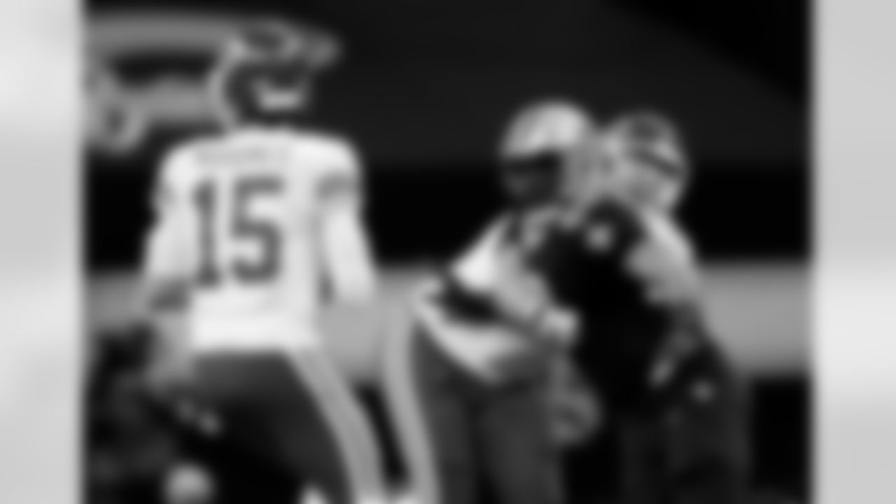 Check out photos of New Orleans Saints defensive tackles David Onyemata, Sheldon Rankins, and Malcom Brown in action during the 2020 NFL season.