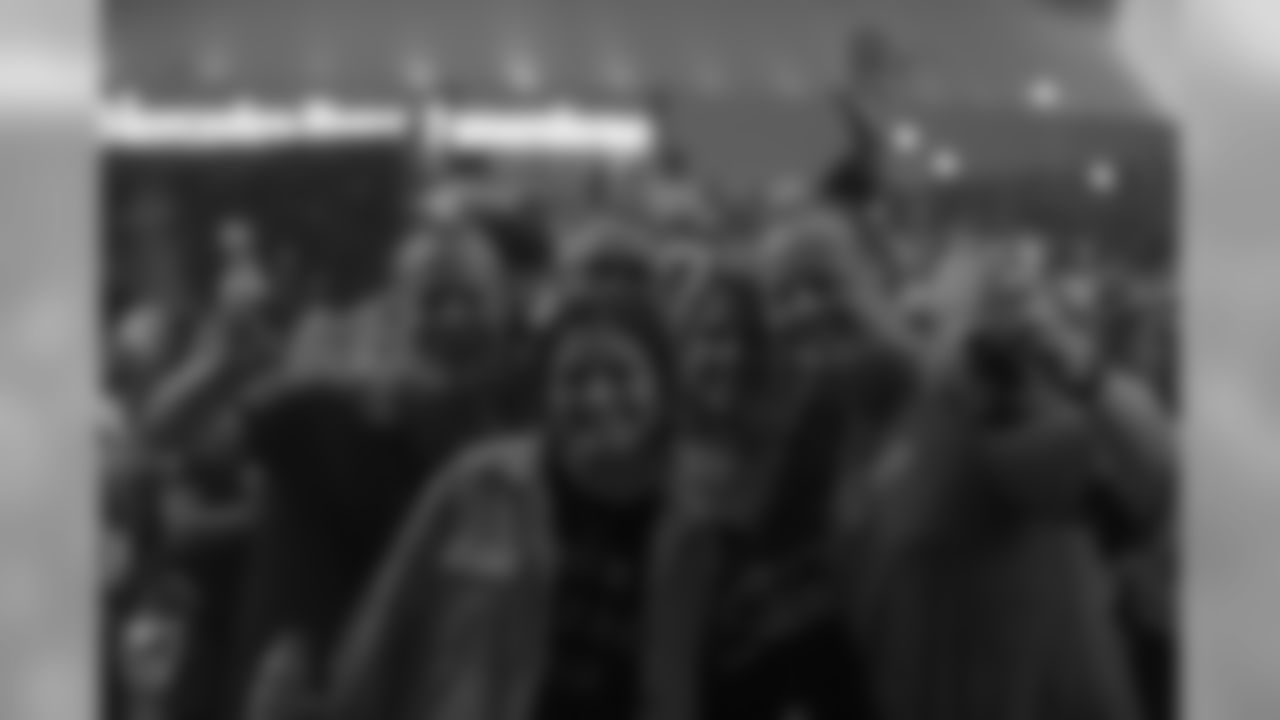 New Orleans Saints fans get ready for Monday Night Football in Week 15 against the Indianapolis Colts during our pregame party at Champions Square presented by Ticketmaster.