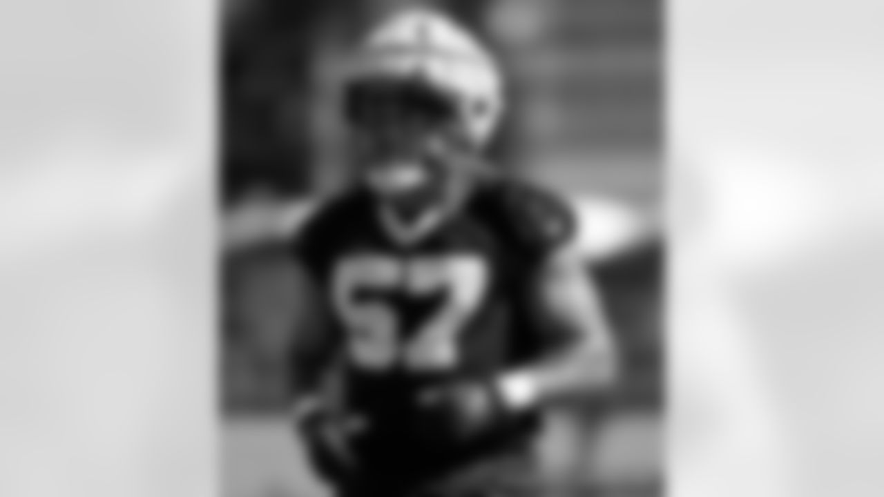 New Orleans Saints linebacker Josh Black took the field for practice during 2022 Training Camp presented by Rouses Markets on Wednesday, July 27.