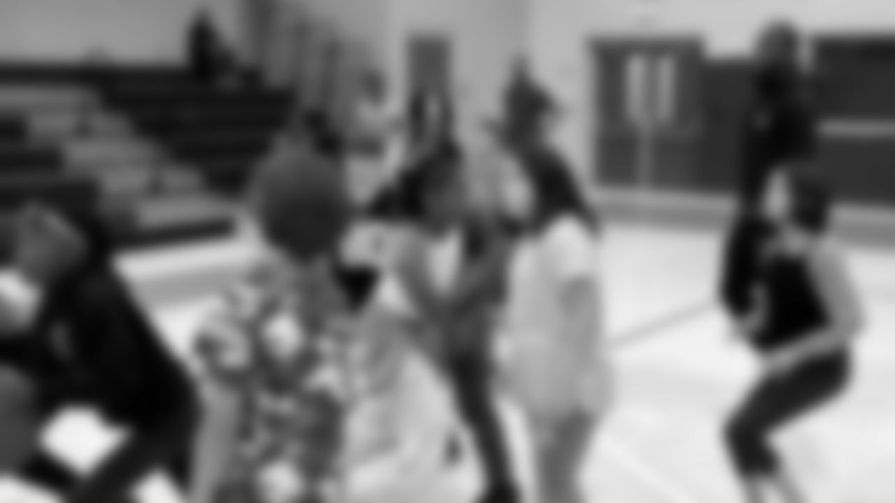 New Orleans Saints cornerback Paulson Adebo surprised students at Bricolage Academy on Monday, October 30, joining in the fun during their physical education class.