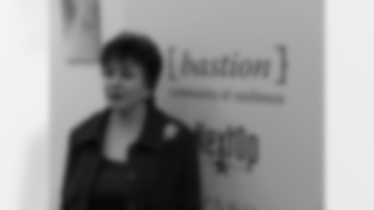 New Orleans Saints owner and Pelicans governor Gayle Benson attended the holiday party of the Bastion community and gifted Rouses gift cards to 58 families on Thursday, December 15 as part of her 2022 Month of Giving for the holiday season.