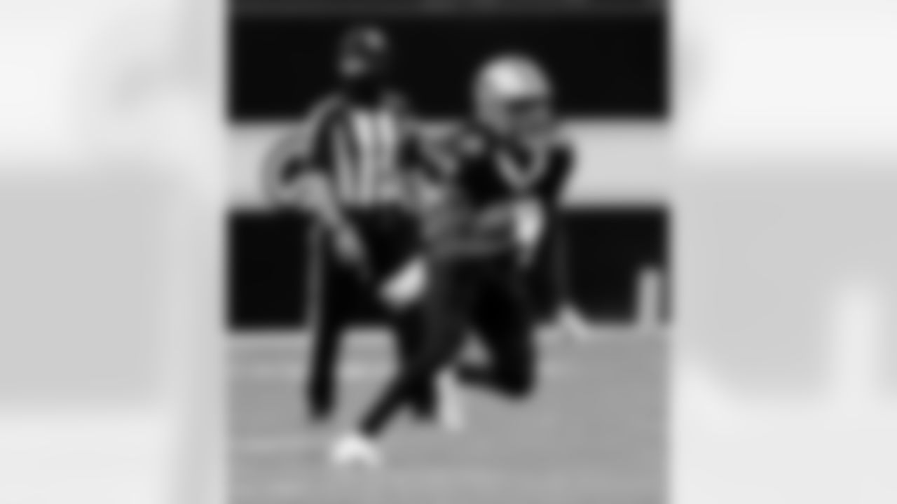 Game action photos from the New Orleans Saints vs. Los Angeles Chargers matchup in Week 5 of the 2020 NFL season.