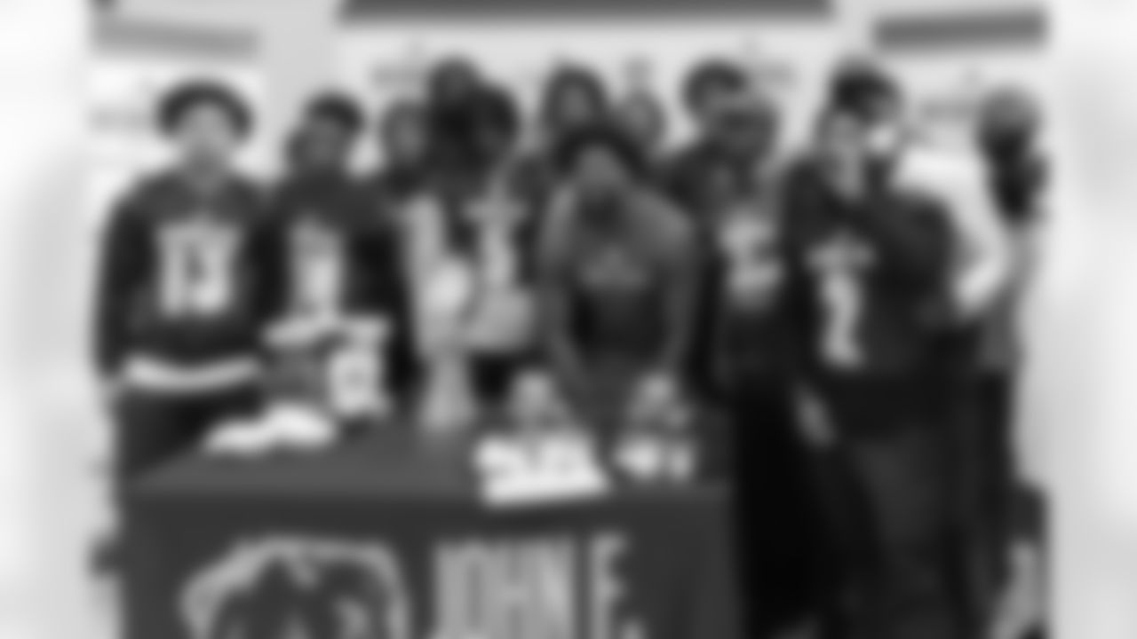 New Orleans Saints defensive end Cameron Jordan visited John F. Kennedy High School as part of Old Spice School of Swagger's pep rally series on Tuesday, December 13, 2022.