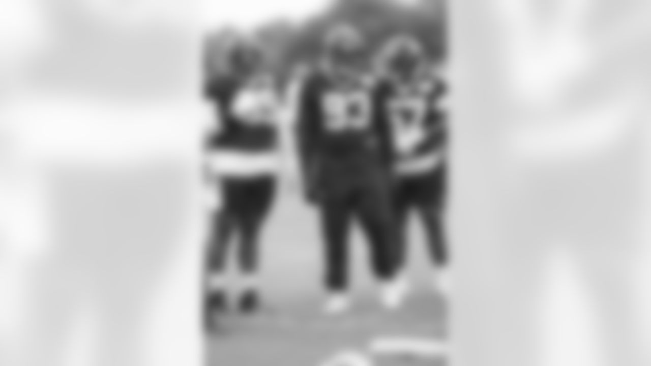 New Orleans Saints held practice in London on Friday, Sept. 30 ahead of their Sunday game against the Minnesota Vikings in Week 4 of the 2022 NFL season.