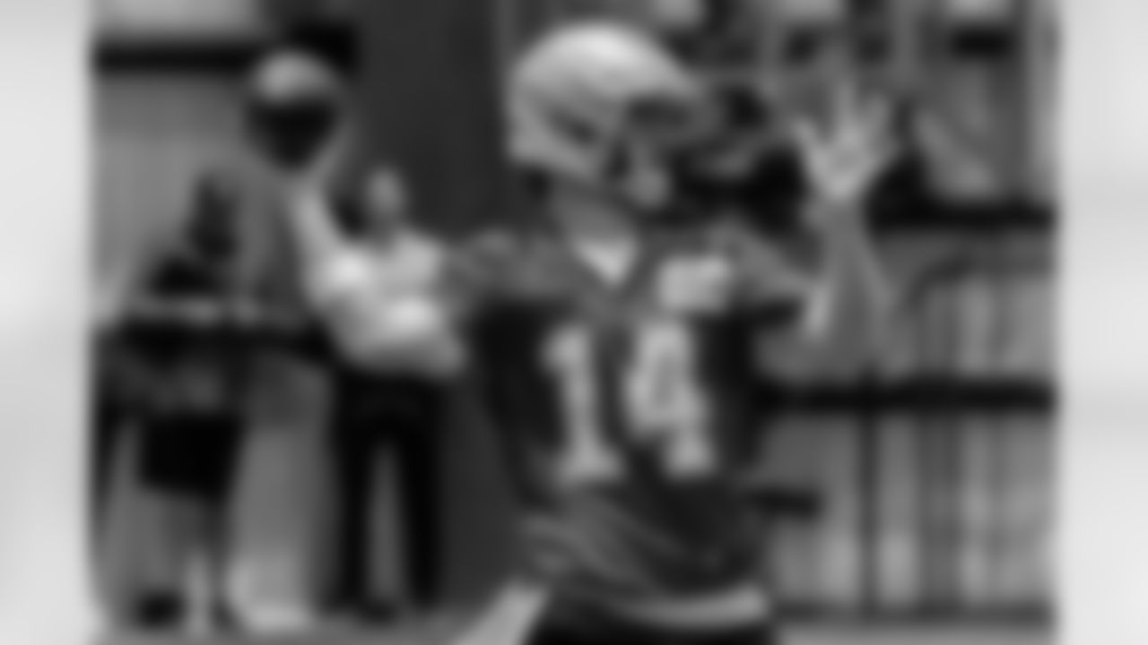 New Orleans Saints quarterback Andy Dalton took the field for practice during 2022 Training Camp presented by Rouses Markets on Tuesday, August 9.