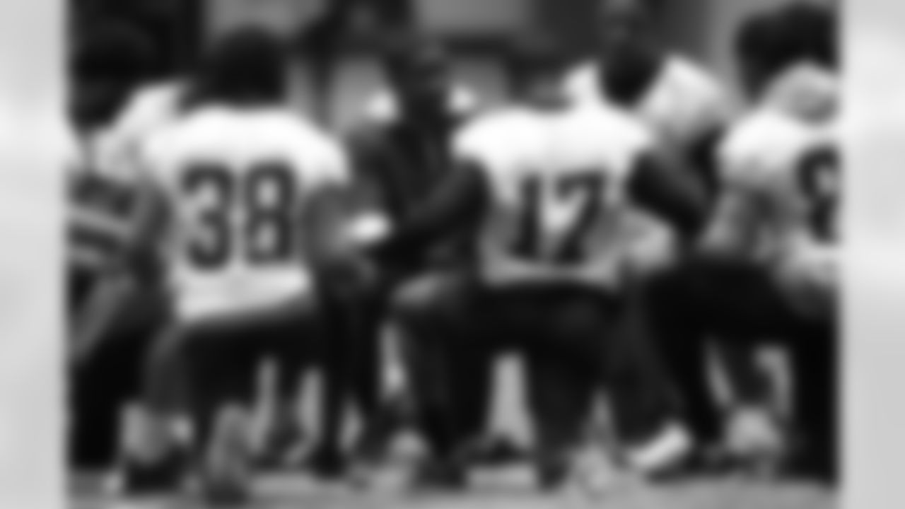 New Orleans Saints players kicked off Rookie Mini Camp workouts with a walk through practice on May 13, 2022.