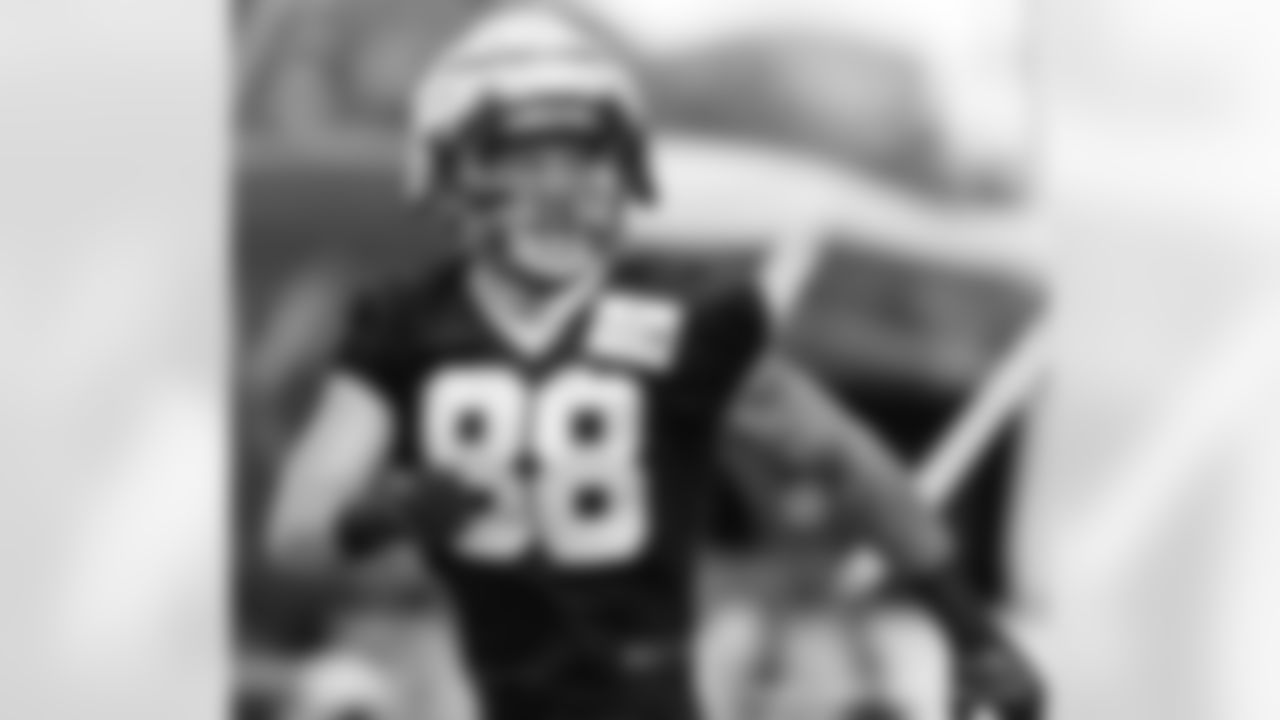 New Orleans Saints tight end J.P. Holtz took the field for practice during 2022 Training Camp presented by Rouses Markets on Saturday, August 6.
