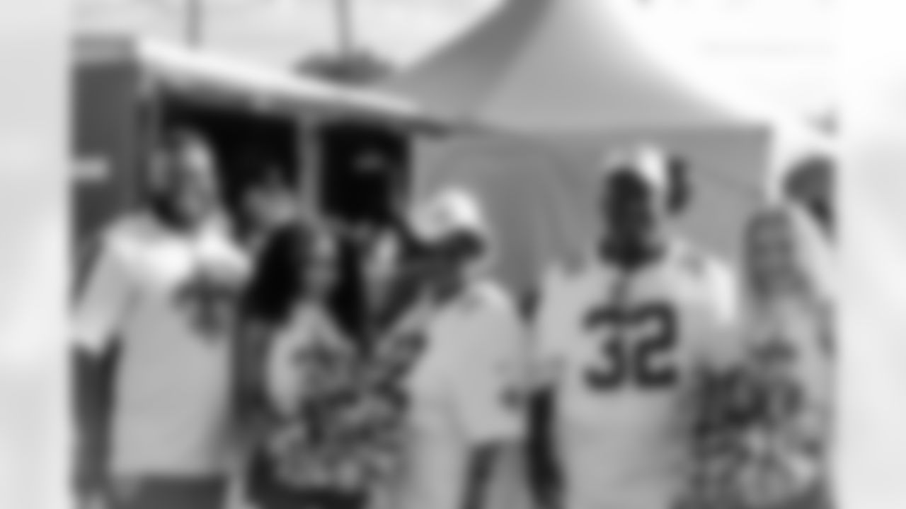 New Orleans Saints fans check out practice at 2023 Saints Training Camp presented by Rouses Markets on Friday, July 28 at the Ochsner Sports Performance Center.
