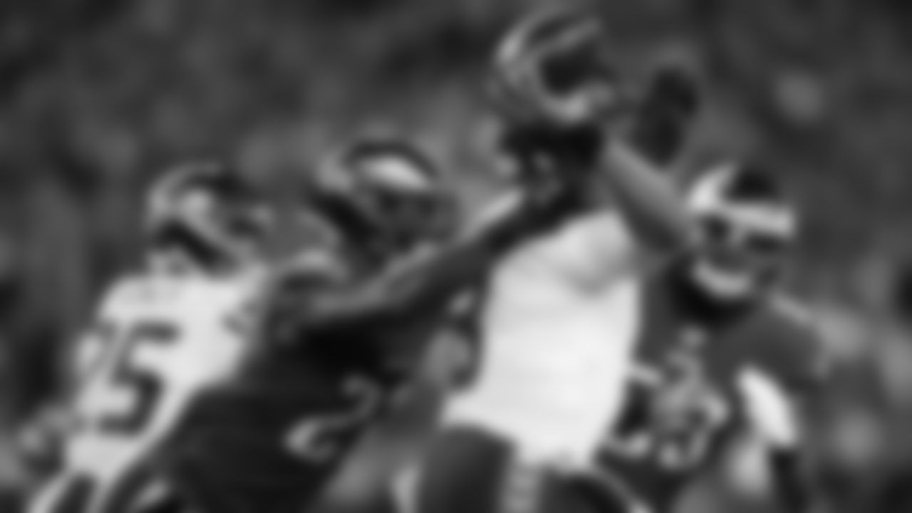Photos of safety Malcolm Jenkins during his first stint with the New Orleans Saints and his time with the Philadelphia Eagles.