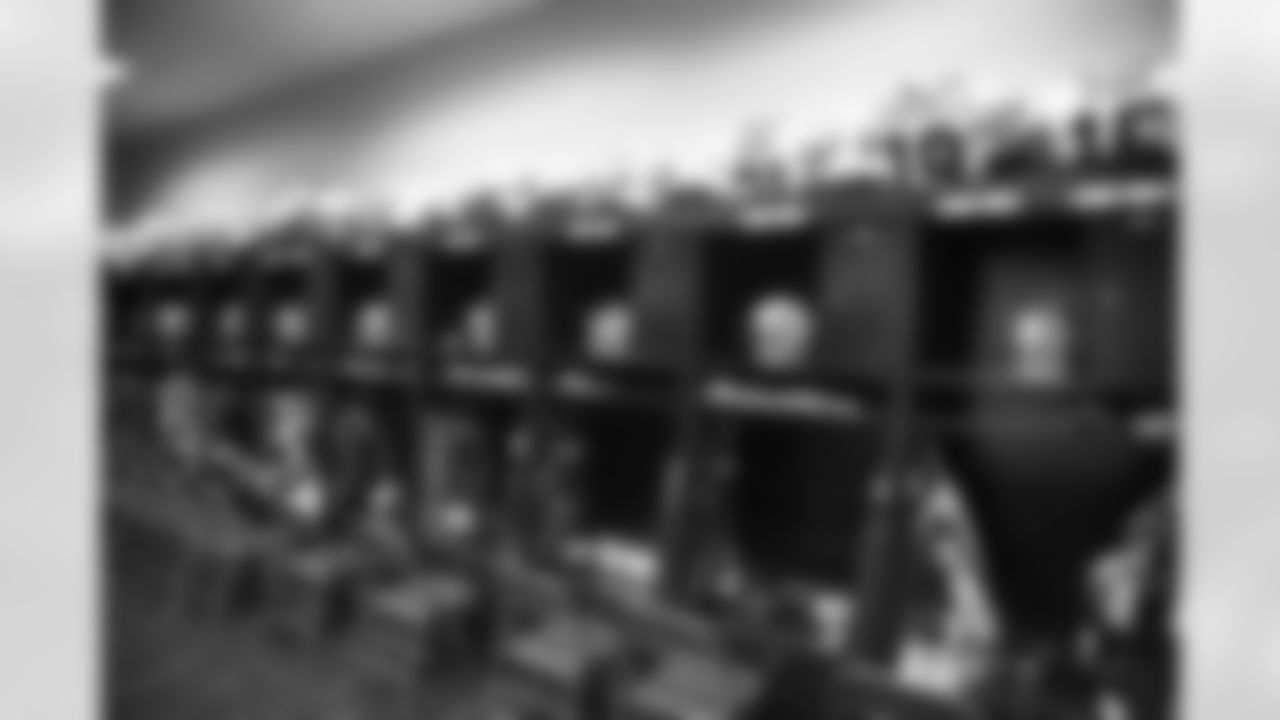 Head inside the New Orleans Saints locker room as jerseys, helmets, and more are set for 2022 Preseason Week 1 against Houston Texans.