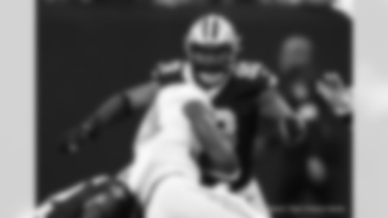 New Orleans Saints defensive lineman David Onyemata (93) in action during their 2022 Preseason Week 3 game against the Los Angeles Chargers.