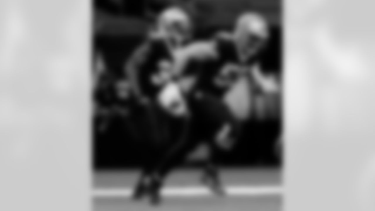Game action photos from the New Orleans Saints vs. Carolina Panthers matchup in Week 7 of the 2020 NFL season.