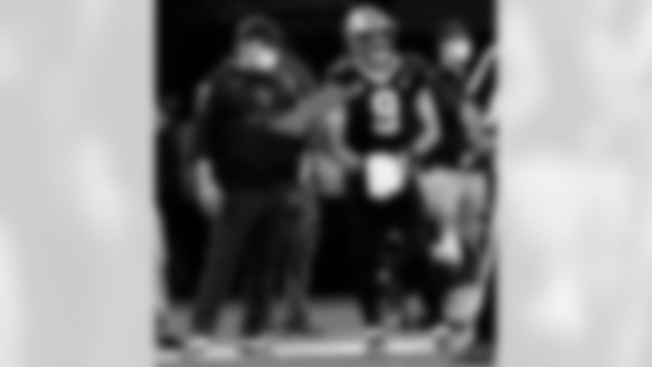Game action photos from the New Orleans Saints vs. Chicago Bears matchup in the Wild Card round of the 2020 NFL playoffs.