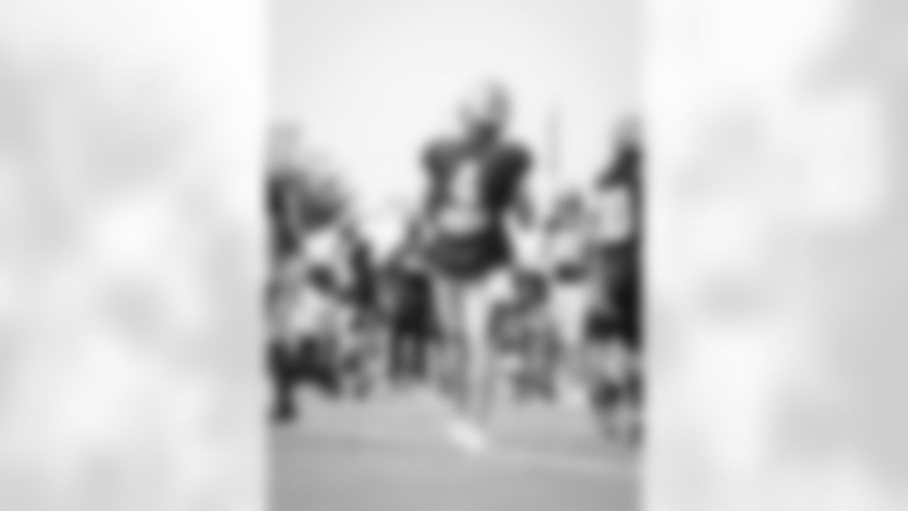 The New Orleans Saints took the field for workouts during 2023 Training Camp presented by Rouses Markets on Tuesday, August 1 with quarterback Derek Carr (4) in attendance.
