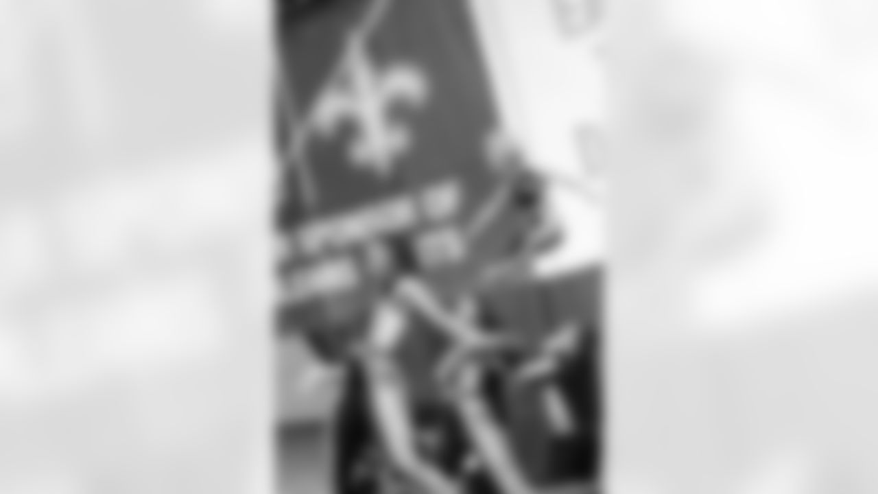 Fans get ready for the Preseason Week 1 battle with a pregame party at Champions Square featuring the ringing of the bell by former Saints offensive lineman Daryl Terrell.